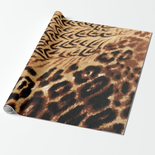 Tierdruckbeschaffenheit Geschenkpapier (Ungerollt)