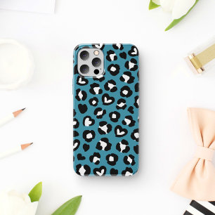Tierdrucke, Blauer Leopard, Geparden, Herz Case-Mate iPhone Hülle