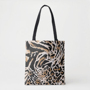 Tierdrucke: Leopard Zebra Tiger Tasche