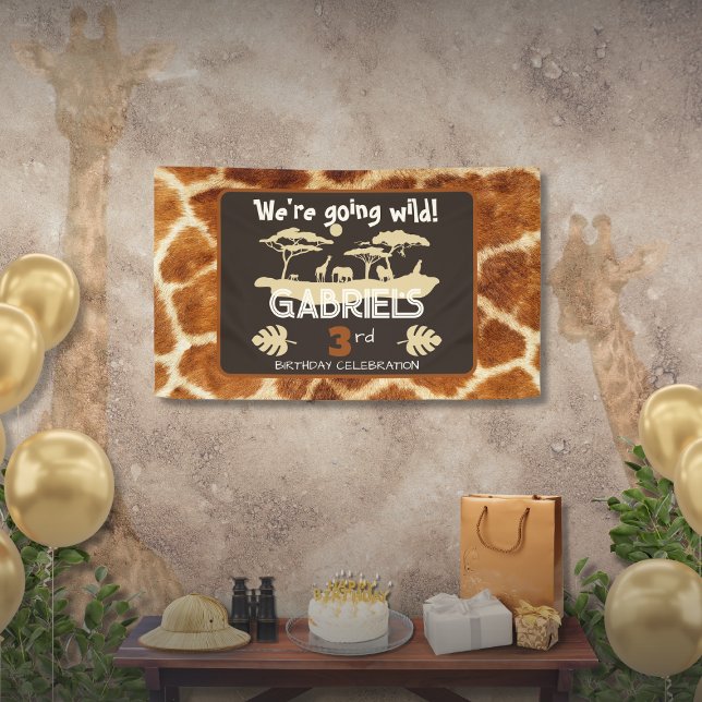 TierdruckGiraffe Geburtstagsbanner Banner (Von Creator hochgeladen)