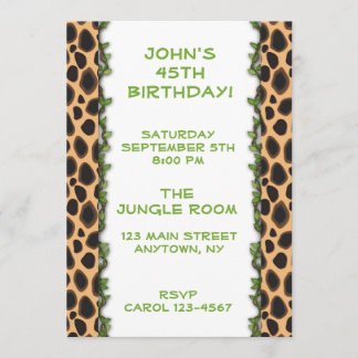 Tierdruckreifen Einladung