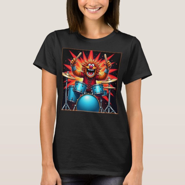 TIERDRUMMER DIE MUPPETS ZEIGEN T-Shirt (Vorderseite)