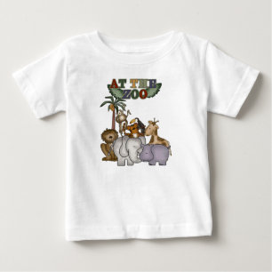 Tiere an den Zoo-T-Shirts und den Geschenken Baby T-shirt