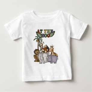 Tiere an den Zoo-T-Shirts und den Geschenken Baby T-shirt