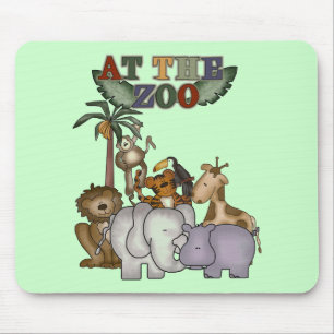 Tiere an den Zoo-T-Shirts und den Geschenken Mousepad