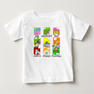 Tiere auf Parade-T-Shirts und Geschenken Baby T-shirt