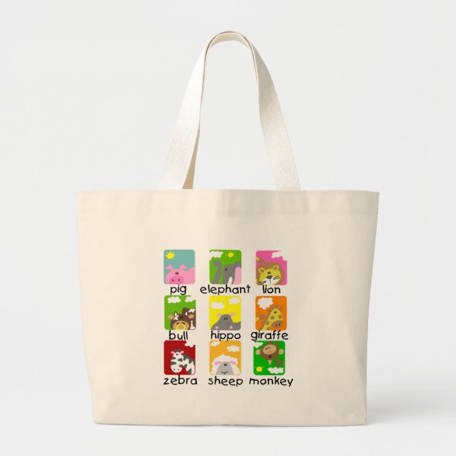 Tiere auf Parade-T-Shirts und Geschenken Jumbo Stoffbeutel (Vorne)