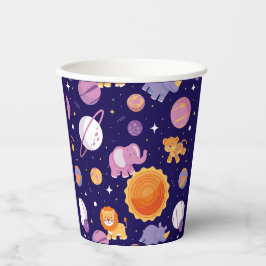Tiere auf Party-Cups Pappbecher