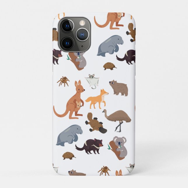 Tiere aus Australien Aussie Wildlife Case-Mate iPhone Hülle (Rückseite)