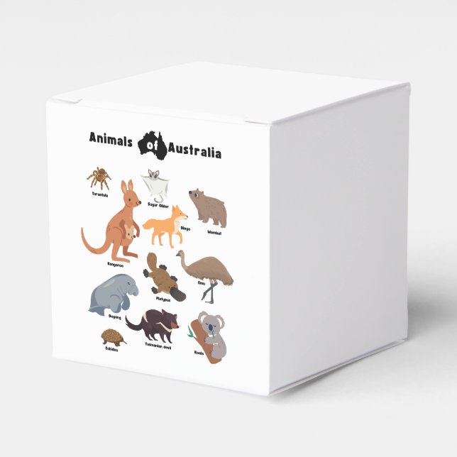 Tiere aus Australien Aussie Wildlife Geschenkschachtel (Vorderseite)