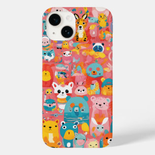 Tiere aus niedlichen Cartoon Case-Mate iPhone 14 Hülle