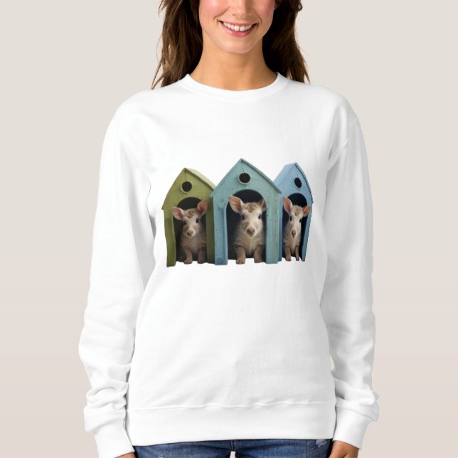 Tiere ausblenden sweatshirt (Vorderseite)