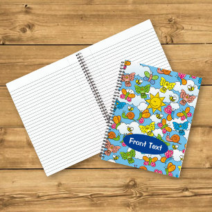 Tiere-Babys Hintergrund Notizbuch
