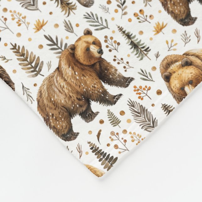 Tiere der Bärenart Fleecedecke (Ecke)