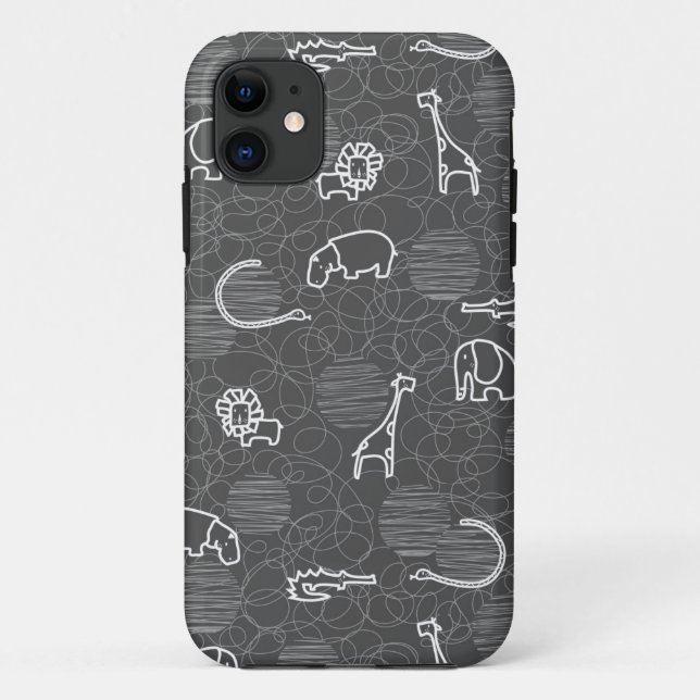 Tiere der Savanne 5 Case-Mate iPhone Hülle (Rückseite)