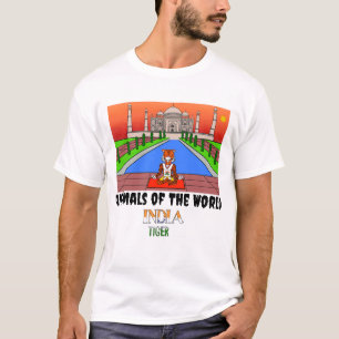Tiere der Welt India Tiger Herren T-Shirt