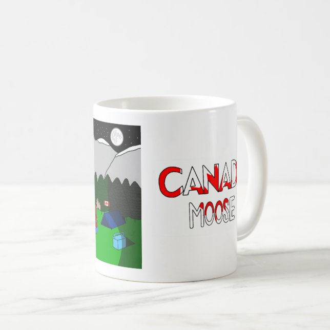Tiere der Welt, Kanada: Elch Kaffeetasse (VorderseiteRechts)