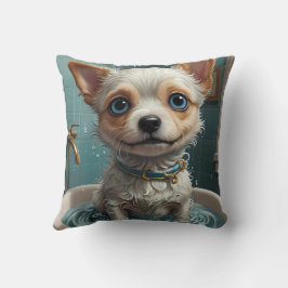 Tiere, die einen Bath Funny nehmen Kissen