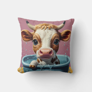 Tiere, die einen Bath Funny nehmen Kissen