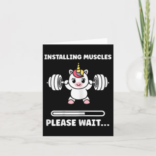 Tiere, die Muskel-Fitness-Bodybuilding installiere Karte