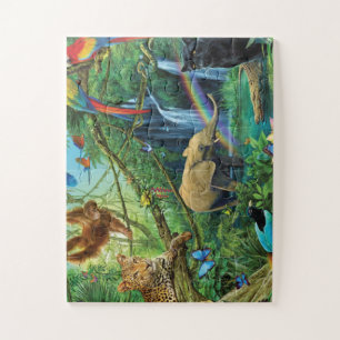 Tiere, die zusammen leben, werfen Kissen