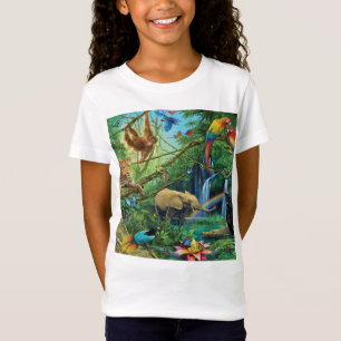 Tiere, die zusammen leben, werfen Kissen T-Shirt