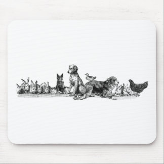 Tiere gerettet mousepad