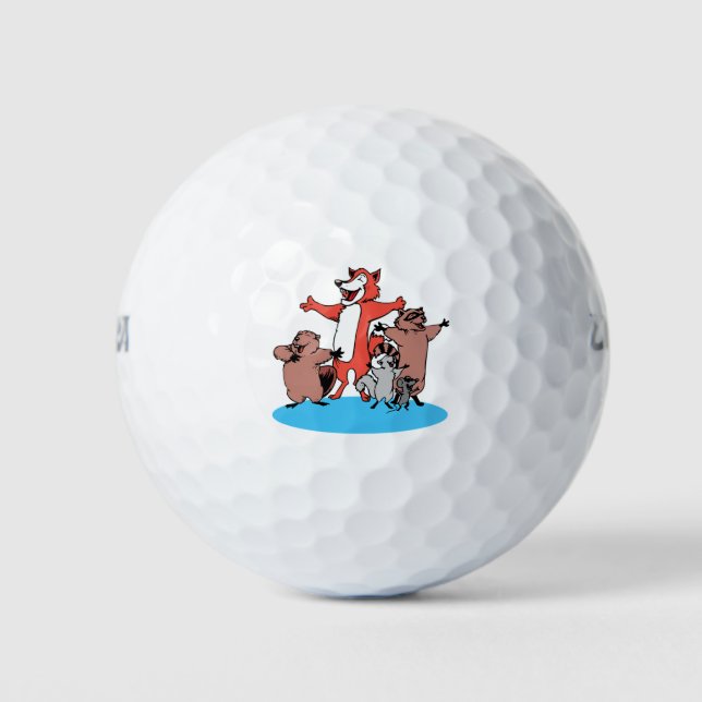 Tiere Golfball (Vorderseite)