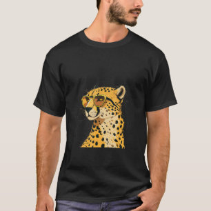 Tiere Grafische Geparden mit Sonnenbrille 3 T-Shirt