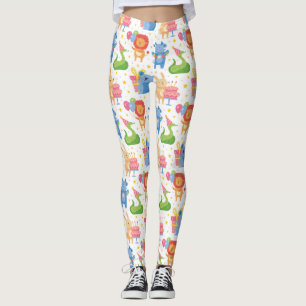 Tiere gratulieren zum Kindergeburtstag Leggings