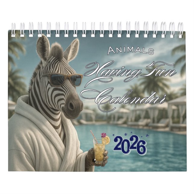Tiere haben Spaß Kalender (Titelbild)