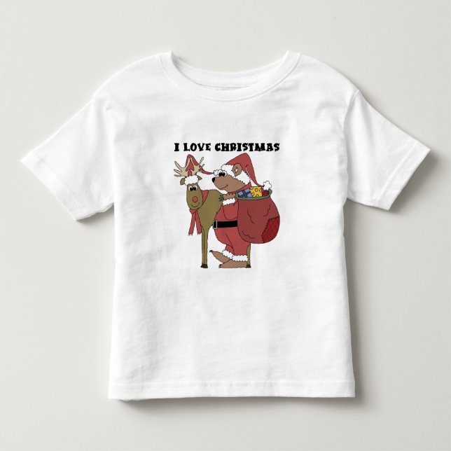 Tiere I Liebe Weihnachtsgeschenke und Geschenke Kleinkind T-shirt (Vorderseite)
