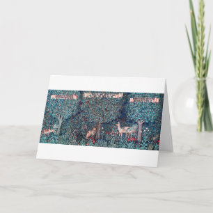 Tiere im Wald, William Morris Karte