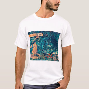 Tiere im Wald, William Morris T - Shirt