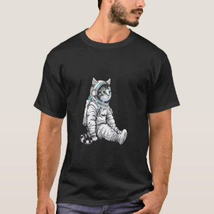 Tiere im Weltraum - Katzenastronaut - Katze im Wel T-Shirt