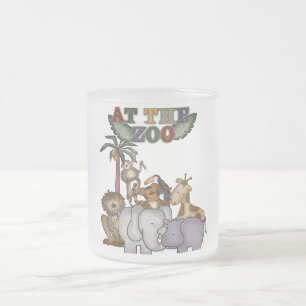 Tiere im Zoo T-Shirts und Geschenke Mattglastasse