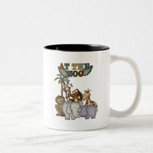 Tiere im Zoo T-Shirts und Geschenke Zweifarbige Tasse