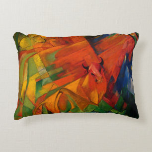 Tiere in einer Landschaft von Franz Marc Zierkissen