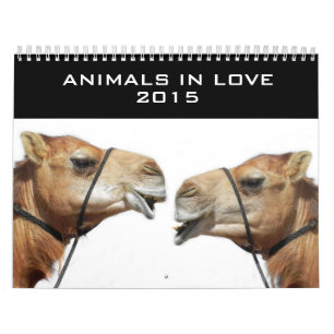 Tiere in Kalender 2015 der Liebe- 