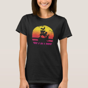 Tiere in landwirtschaftlichen Betrieben Retro-Vint T-Shirt