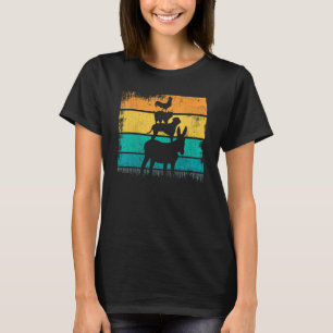 Tiere in landwirtschaftlichen Betrieben Retro-Vint T-Shirt