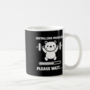 Tiere installieren Muskeln Fitness Bodybuilding Bä Kaffeetasse