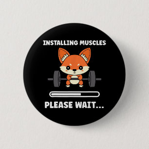 Tiere installieren Muskeln Fitness Bodybuilding Fo Button
