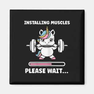 Tiere installieren Muskeln Fitness Bodybuilding Un Magnet