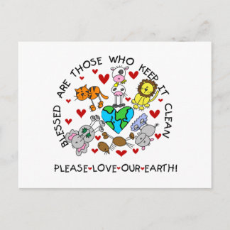 Tiere Liebe Unsere Erde Postkarte