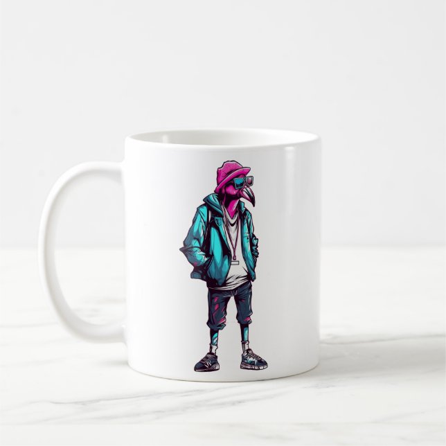 Tiere Lover Flamingo modische Geschenke Kaffeetasse (Links)