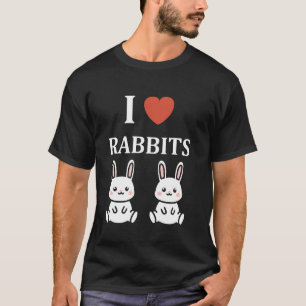 Tiere lustig lustige minimalistisch niedlich einfa T-Shirt