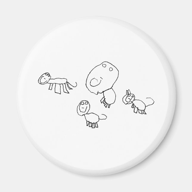 Tiere Magnet (Vorne)