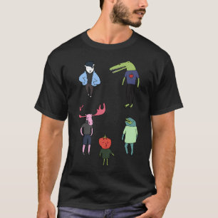 Tiere mit Kleidung T-Shirt