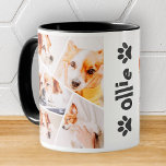 Tiere Modernes, benutzerdefiniertes 6-Bilder-Colla Tasse<br><div class="desc">Dieses einfache und moderne Design besteht aus serifenloser Typografie. Fügen Sie ein benutzerdefiniertes Foto für Begleiter hinzu.</div>